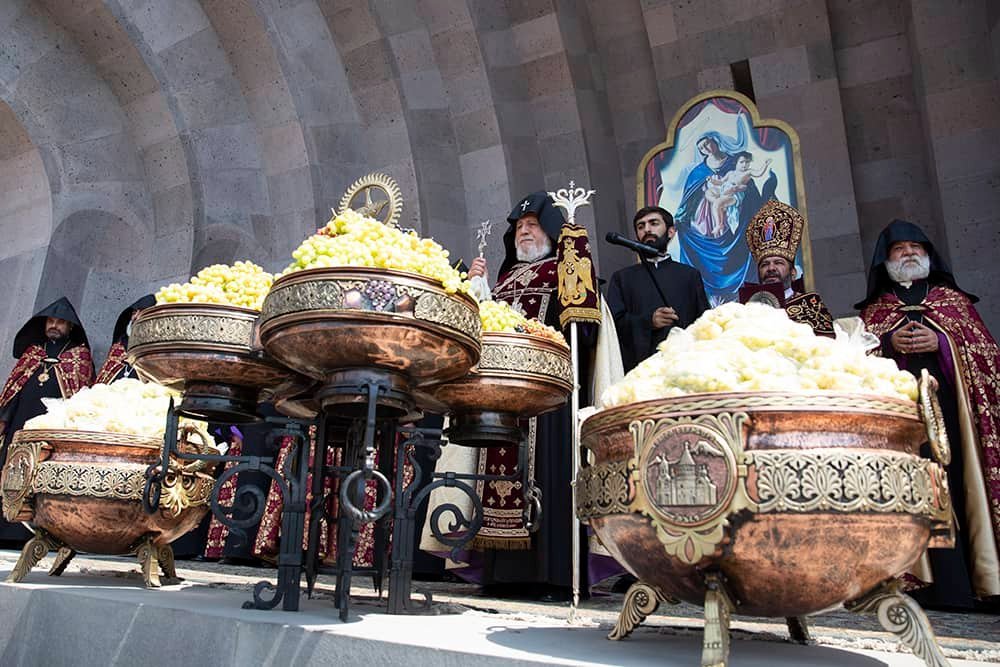 Blessing of Grapes in Holy Etchmiadzin