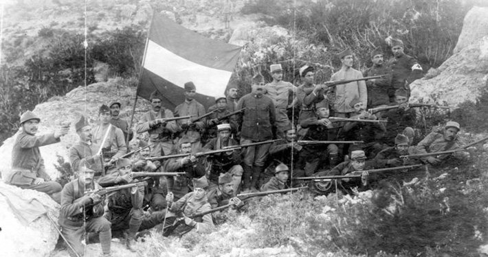 Legion Volunteers from Tomarza fighting in the Armenian Legion picture taken in Cyprus