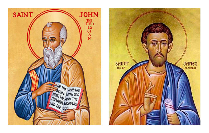 HOLY APOSTLE JAMES AND JOHN THE EVANGELIST