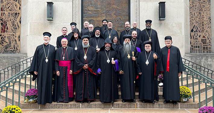 RELIGIOUS LEADERS OF THE AREA GATHER AT ST. VARTAN