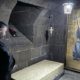 Bishop Mesrop Parsamyan at Mesrop Mashtots' tomb in Oshakan, Armenia.