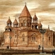 Painting of Holy Etchmiadzin by Levon Lachikyan